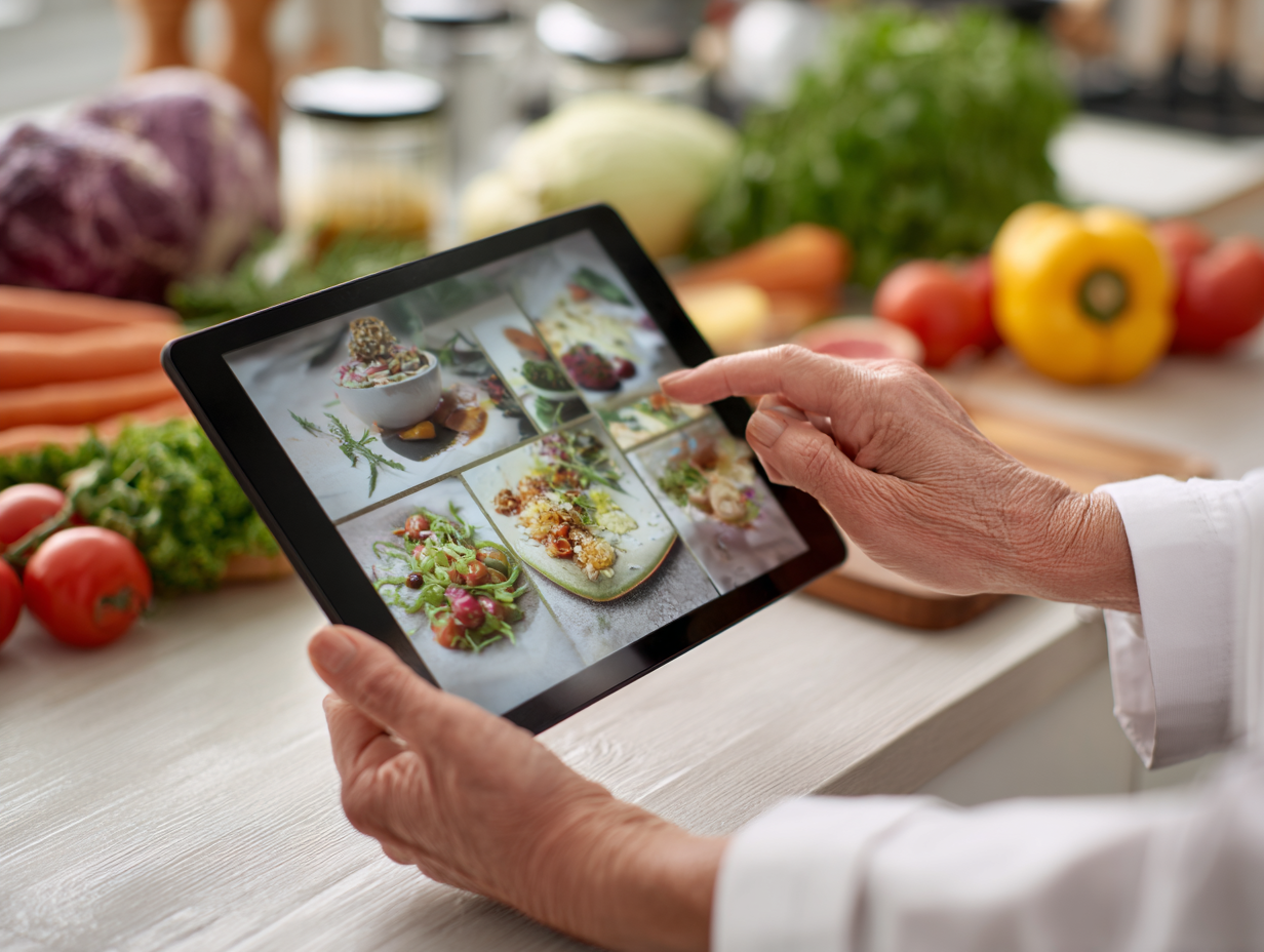 Zdravé a farebné jedlo pripravené s láskou